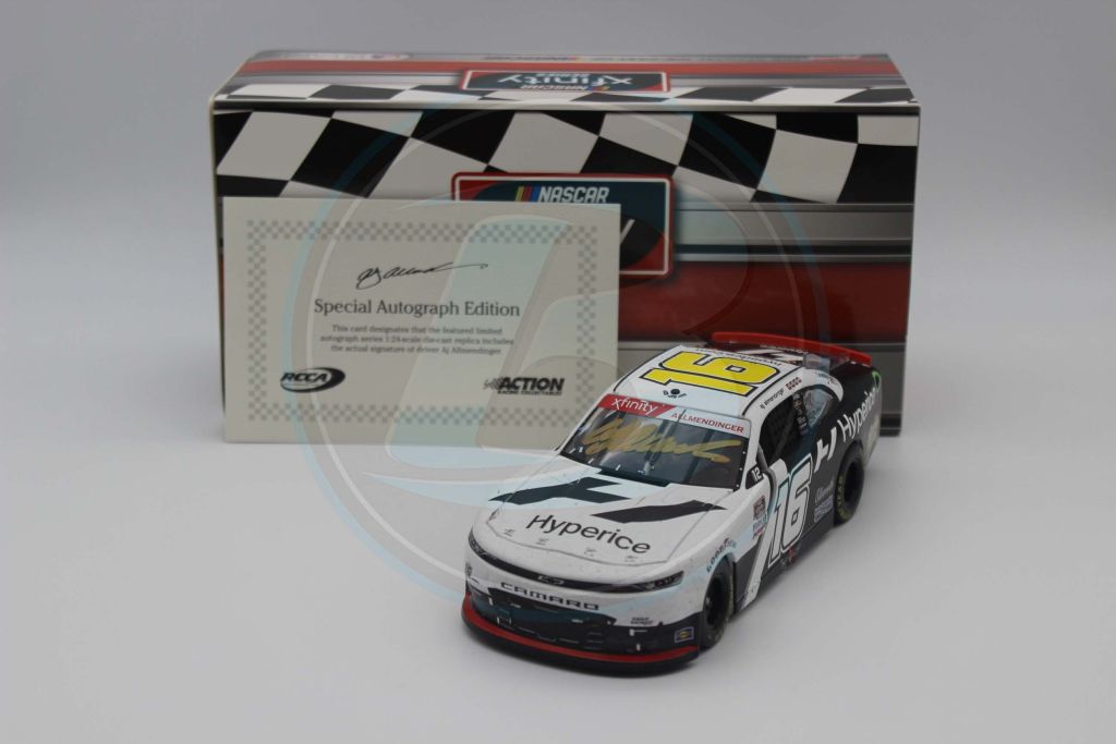 Aj Allmendinger Autographed 2021 Hyperice Charlotte Roval Xfinity 