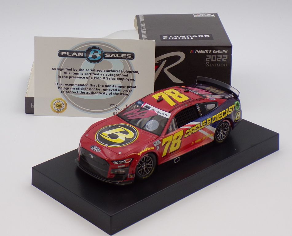 BJ McLeod 2022 Circle B Diecast - Kansas 1:24 Nascar Diecast