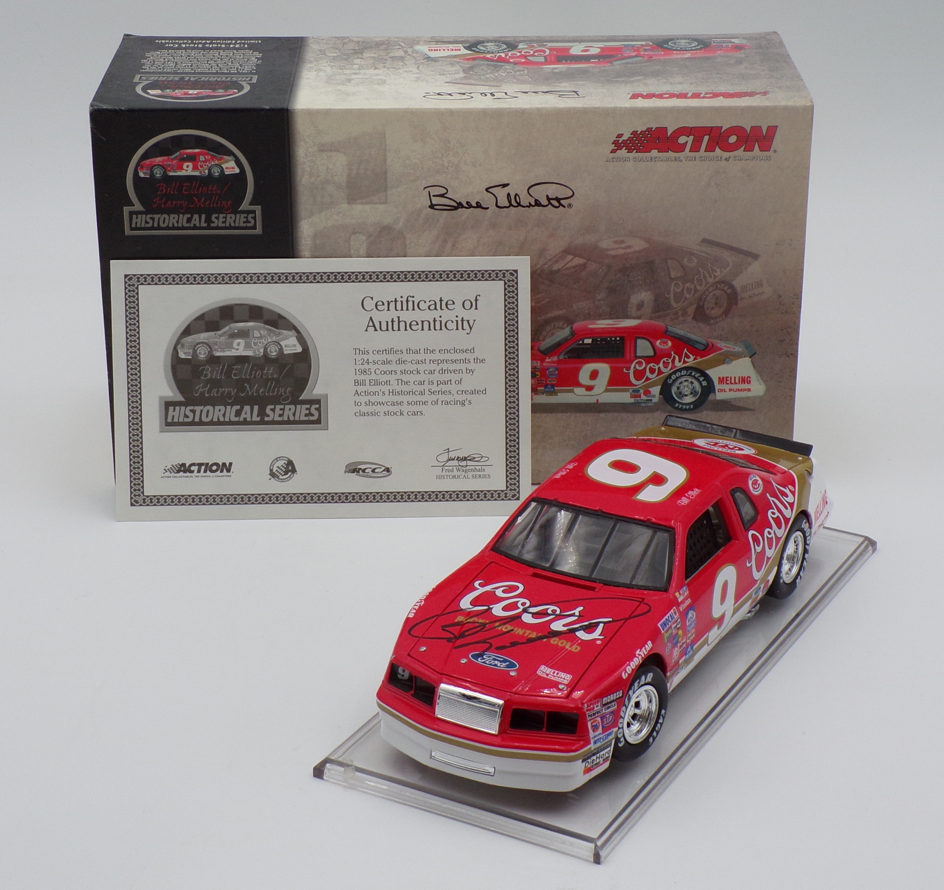 Bill Elliott # 9 Coors 1.24 Scale Diecast popular