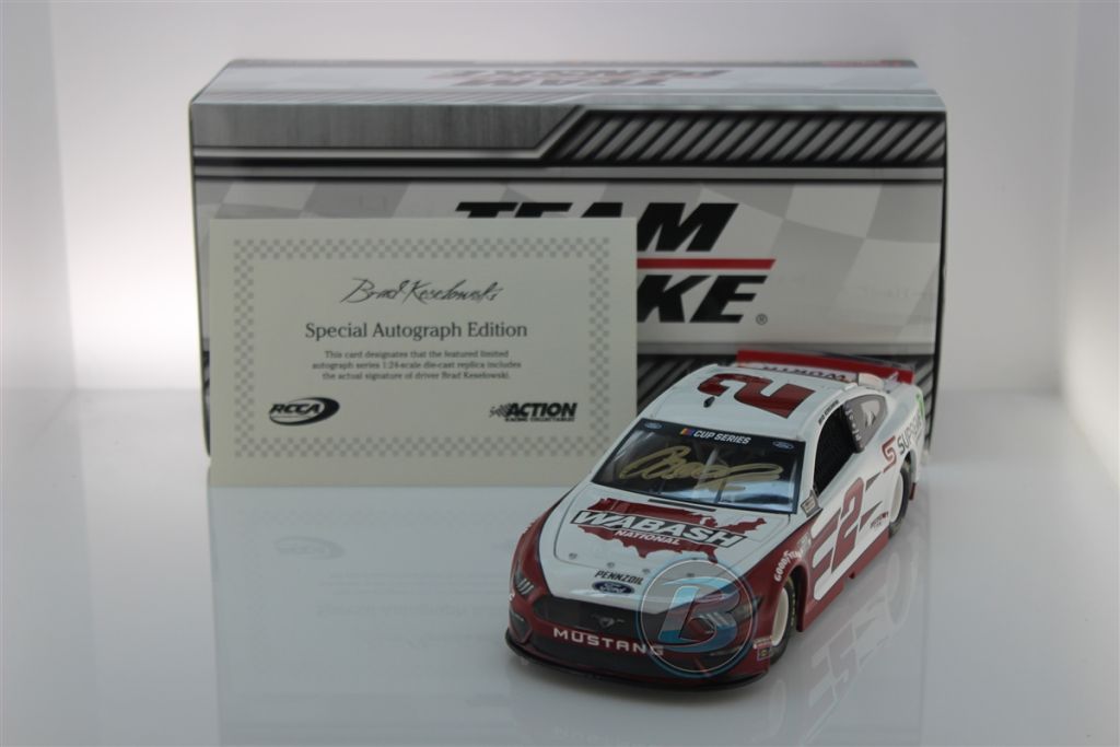 Brad Keselowski Autographed 2020 Wabash National 1:24 Nascar Diecast