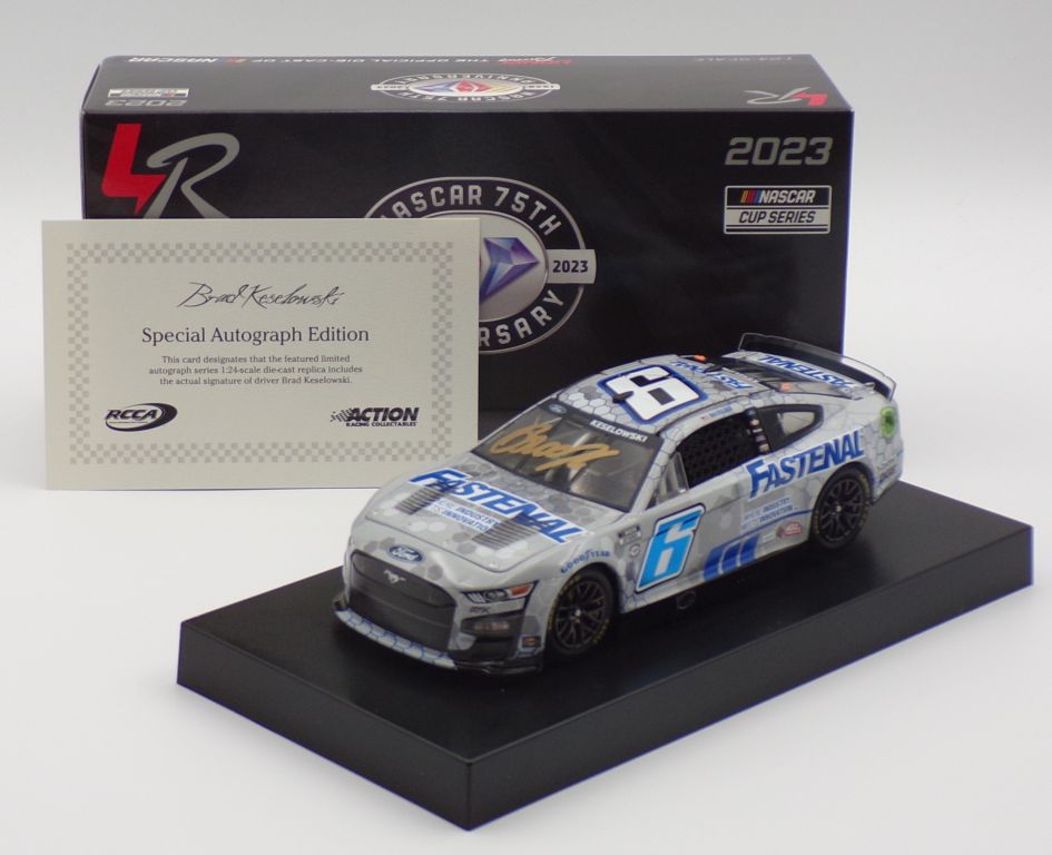 Brad Keselowski Autographed 2023 Fastenal 124 Nascar Diecast 5181