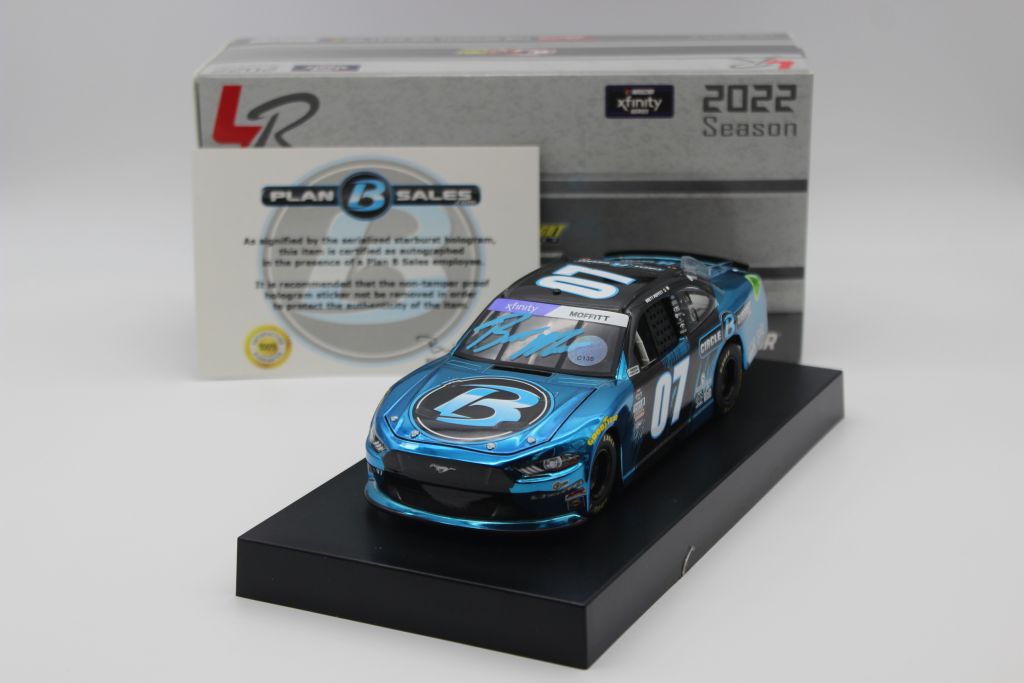 Brett Moffitt Autographed 2022 Circle B Diecast 1:24 Color Chrome ...