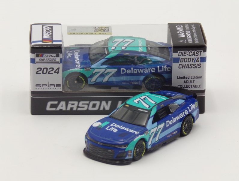 Carson Hocevar 2024 Delaware Life 1:64 Nascar Diecast Chassis