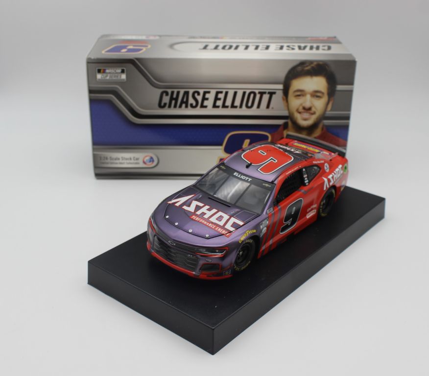 Chase Elliott 2021 #9 AShoc 1:24 Color Chrome Nascar Diecast