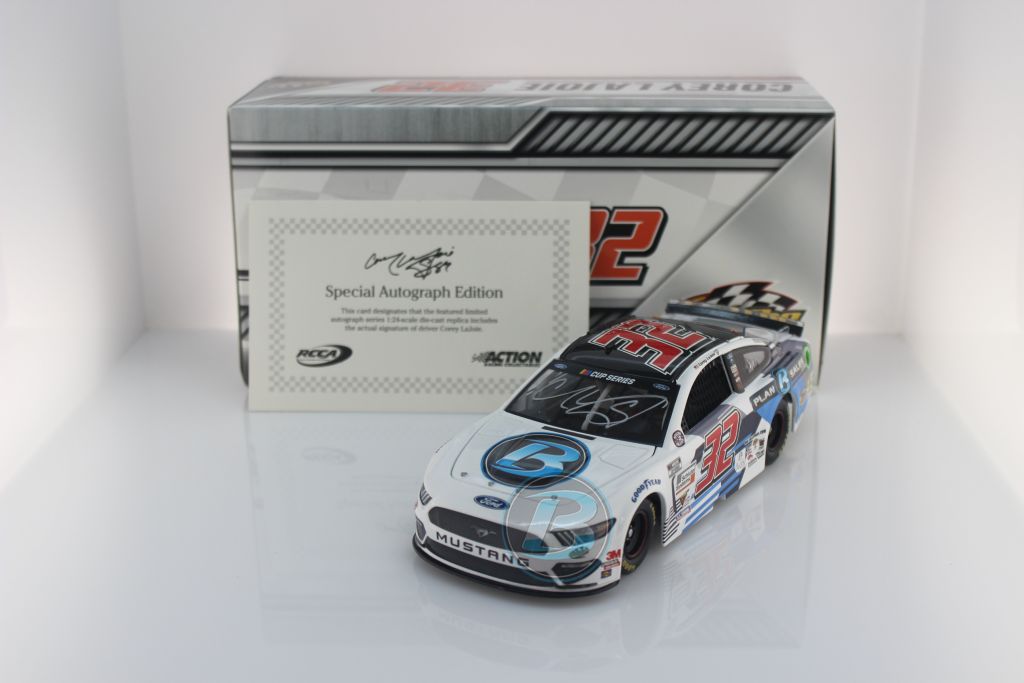 Corey LaJoie Autographed 2020 Plan B Sales 1:24 Nascar Diecast