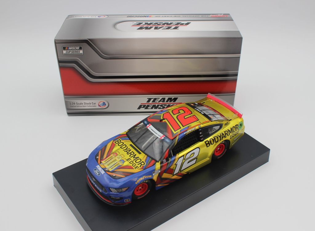 **DOOR #** Ryan Blaney 2021 #12 BodyArmor Edge 1:24 Liquid Color Nascar  Diecast**ONLY 72 MADE**