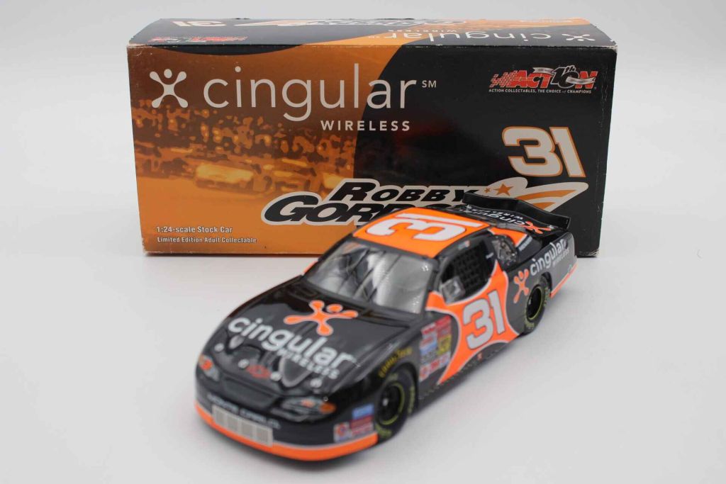 NASCAR online Robby Gordon Cingular Wireless #31 AUTOGRAPHED