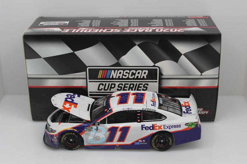 Denny Hamlin 2020 Toyota 500 Champion 1:24 Die Cast Display Case with  Sublimated Plate