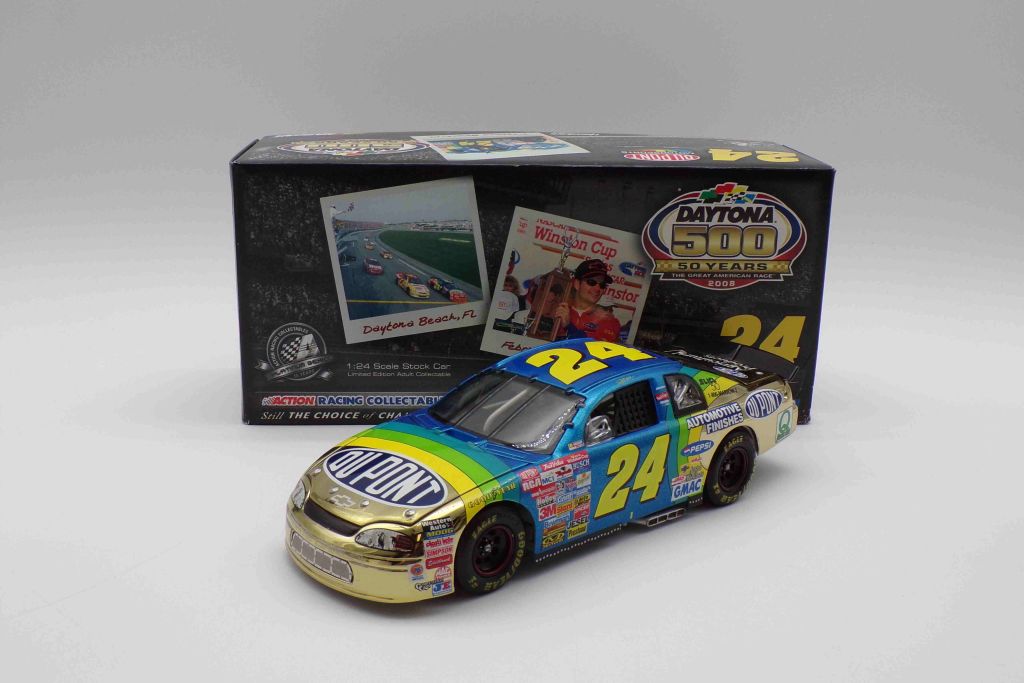 Nascar Collection Jeff Gordon Pepsi Gold Chrome 1.24 Scale hotsell Diecast