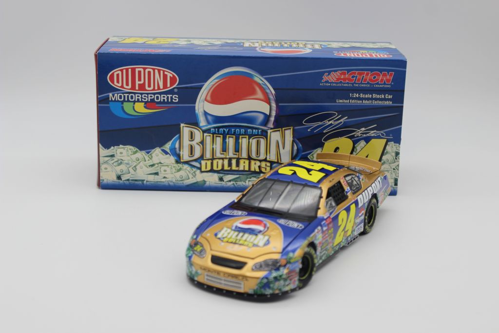 Best Nascar Collection Jeff Gordon Pepsi Gold Chrome 1.24 Scale Diecast