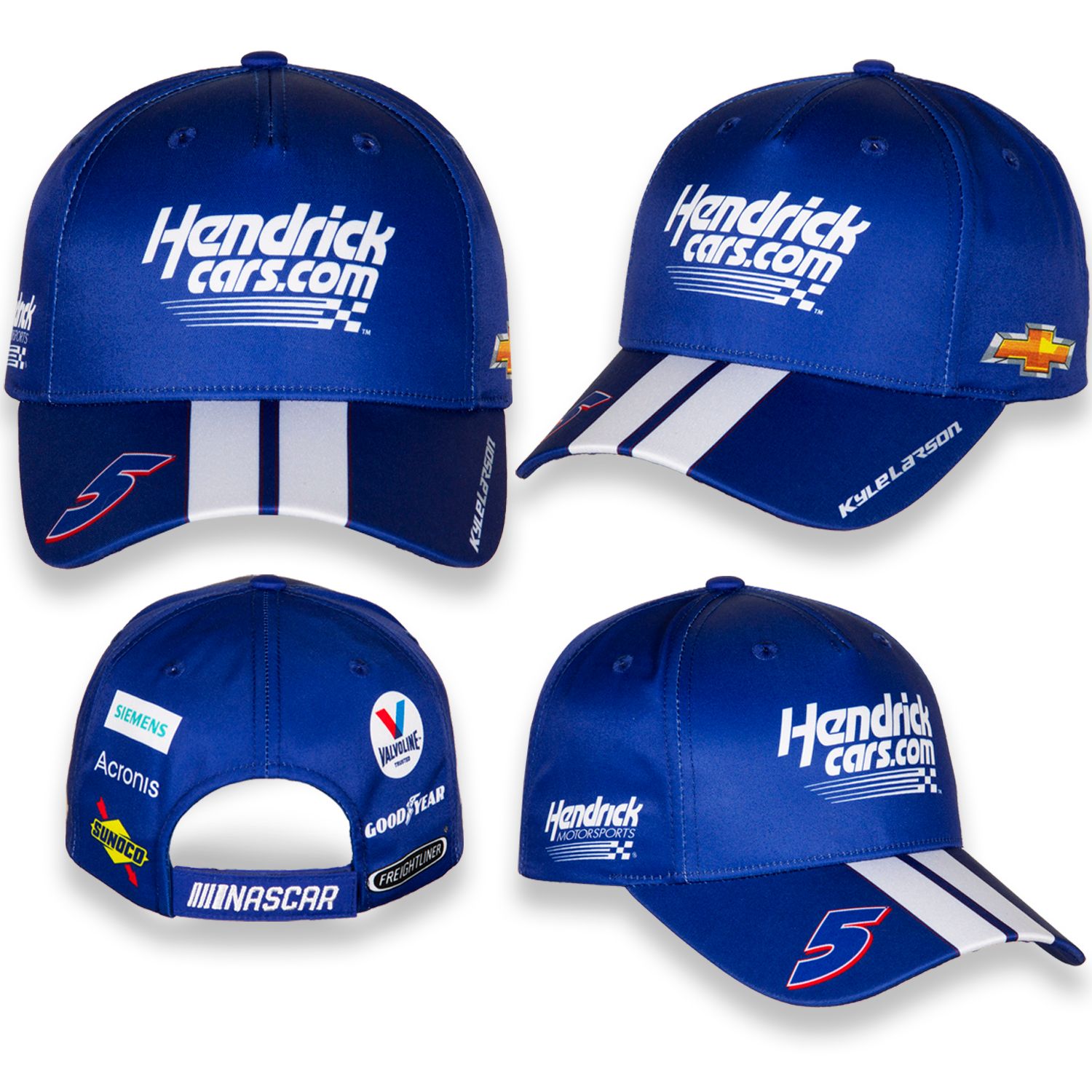 No. 5 2021 NASCAR Champion Design- Adult Women's Blue Adjustable Hat - Shop  Kyle Larson