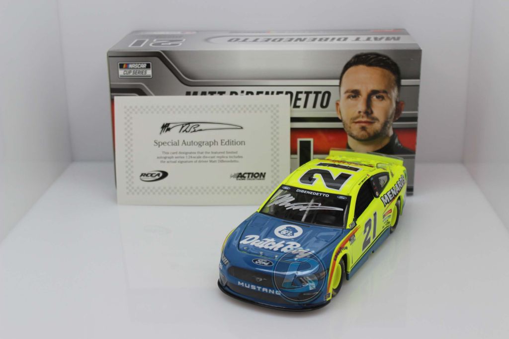 Matt DiBenedetto Autographed 2021 Menards / Dutch Boy 1:24 Nascar Diecast