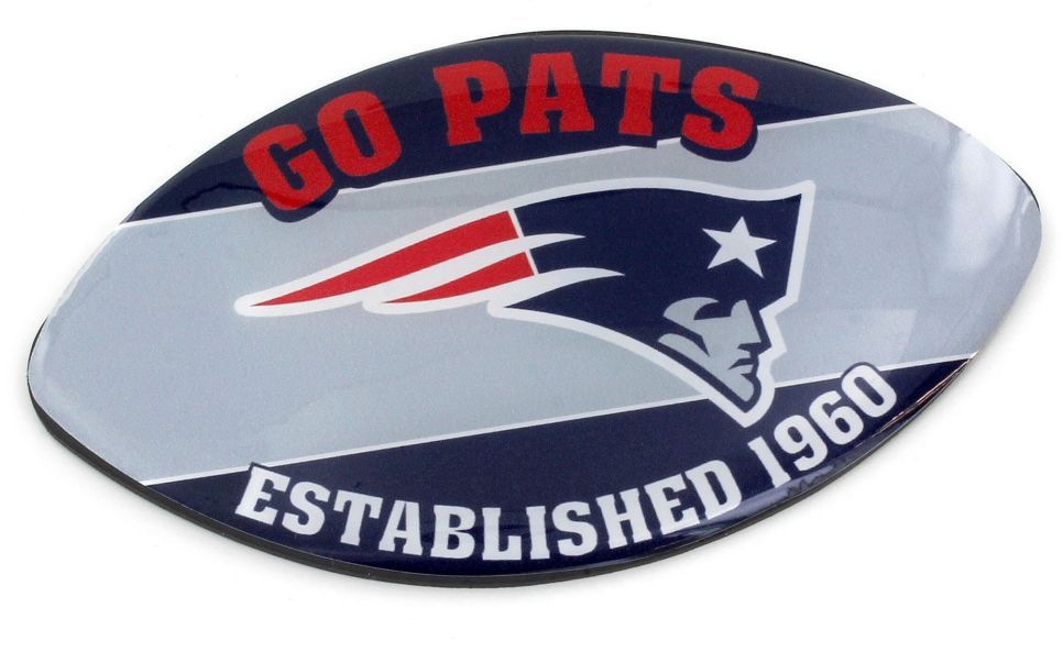 New England Patriots Logo Type Magnet NFL Football Die-cut MAGNET