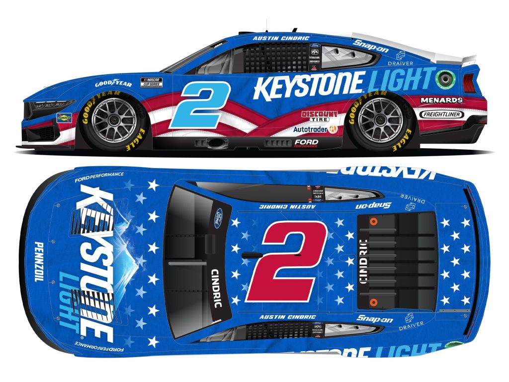 Austin Cindric 2024 Keystone Light 1:64 Nascar Diecast