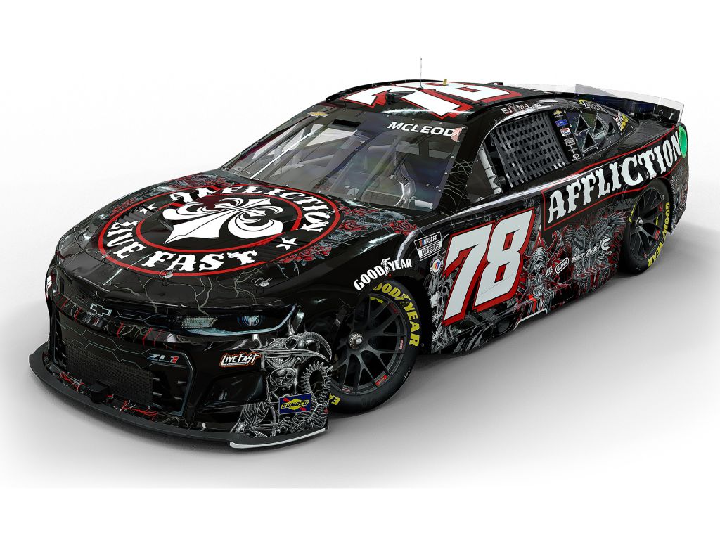 BJ McLeod 2023 Affliction 1:24 Nascar Diecast