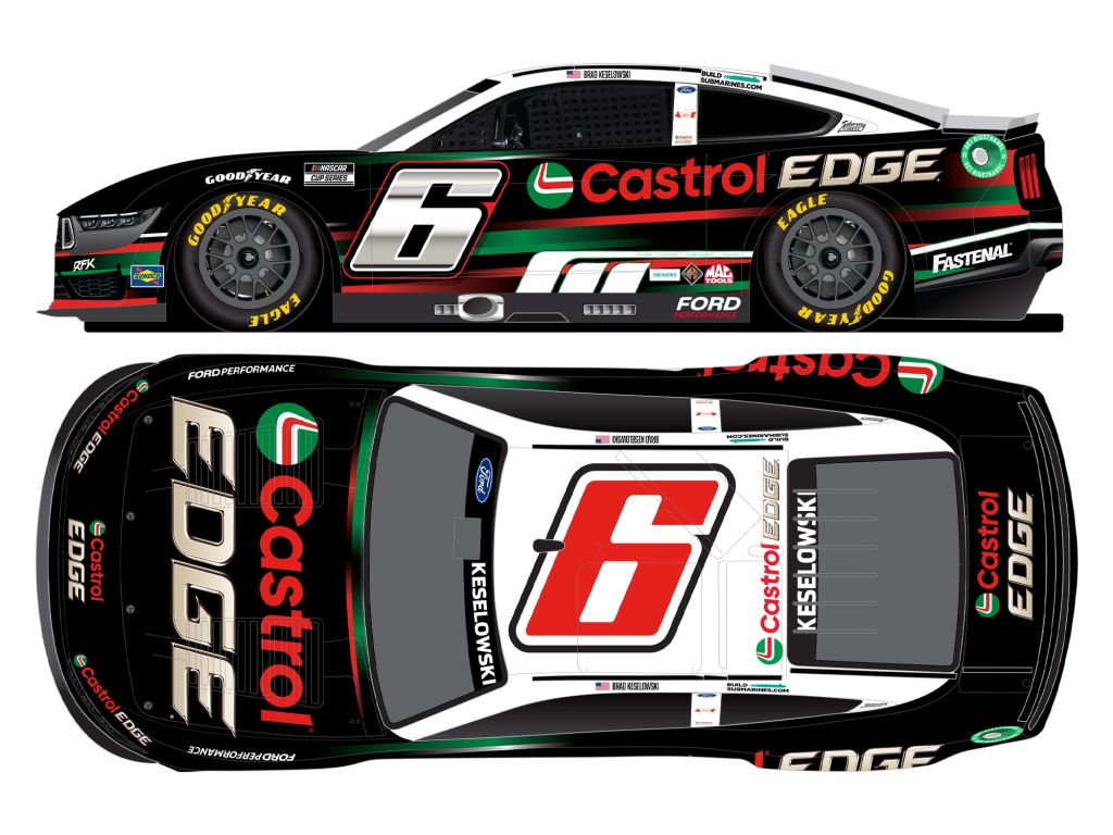 Brad Keselowski 2024 Castrol Edge 1:24 Color Chrome Nascar Diecast