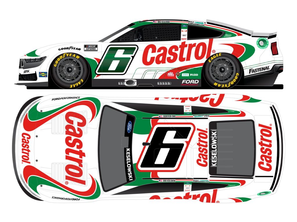 Brad Keselowski 2024 Castrol Throwback 1:64 Nascar Diecast