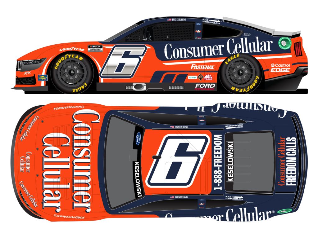 Brad Keselowski 2024 Consumer Cellular 1:24 Nascar Diecast