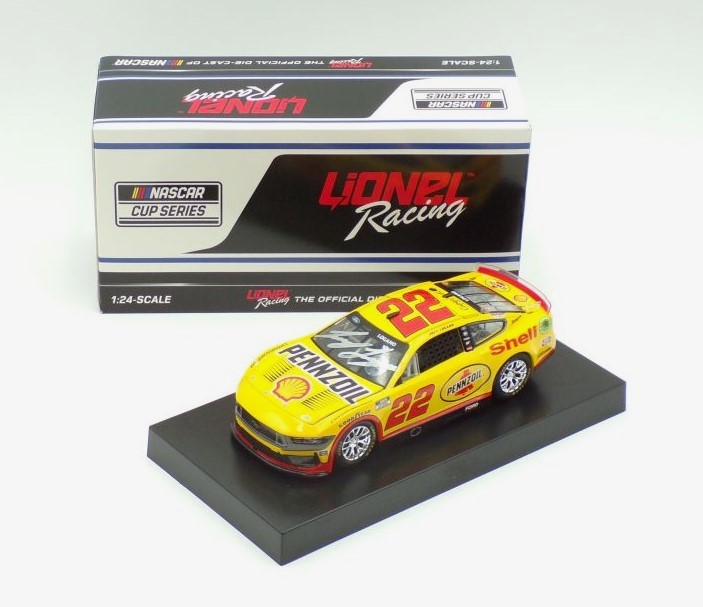 Joey Logano Autographed *DOOR #* 2024 Shell-Pennzoil 1:24 Nascar Diecast