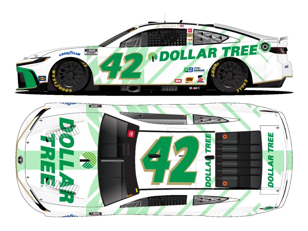 John Hunter Nemechek 2024 Dollar Tree 124 Nascar Diecast