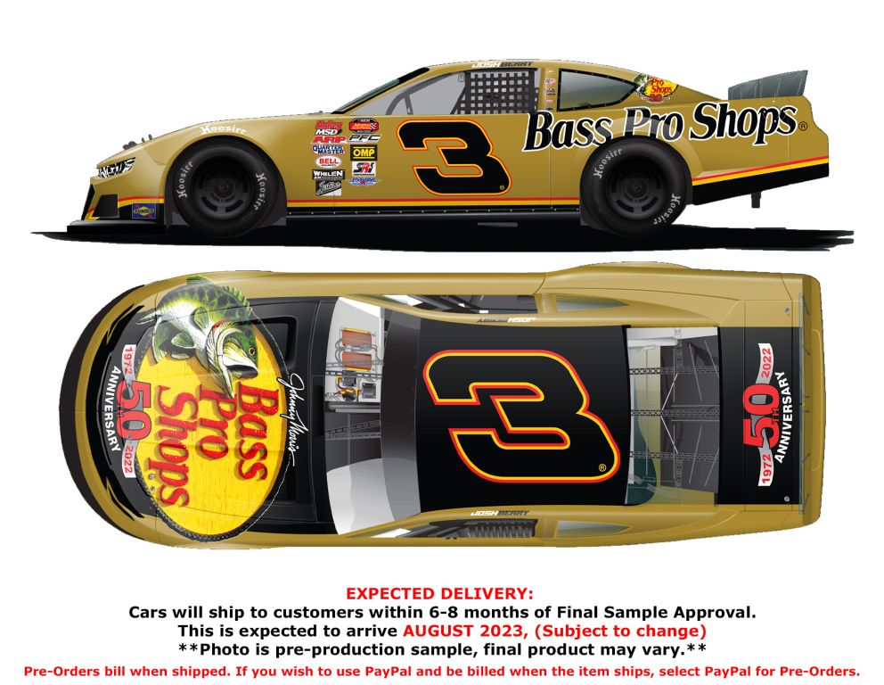 Josh Berry 2023 Bass Pro Shops 164 Late Model Stock Car Diecast