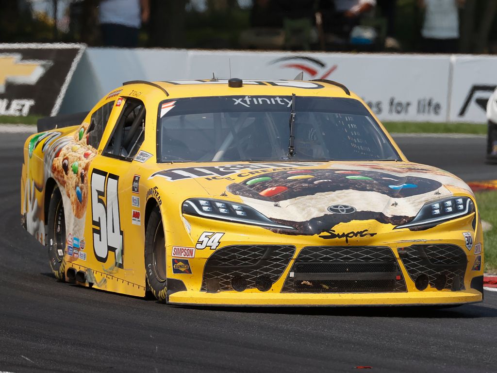 Kyle Busch 2021 M&M's Ice Cream Xfinity Series Road America Win 1:24