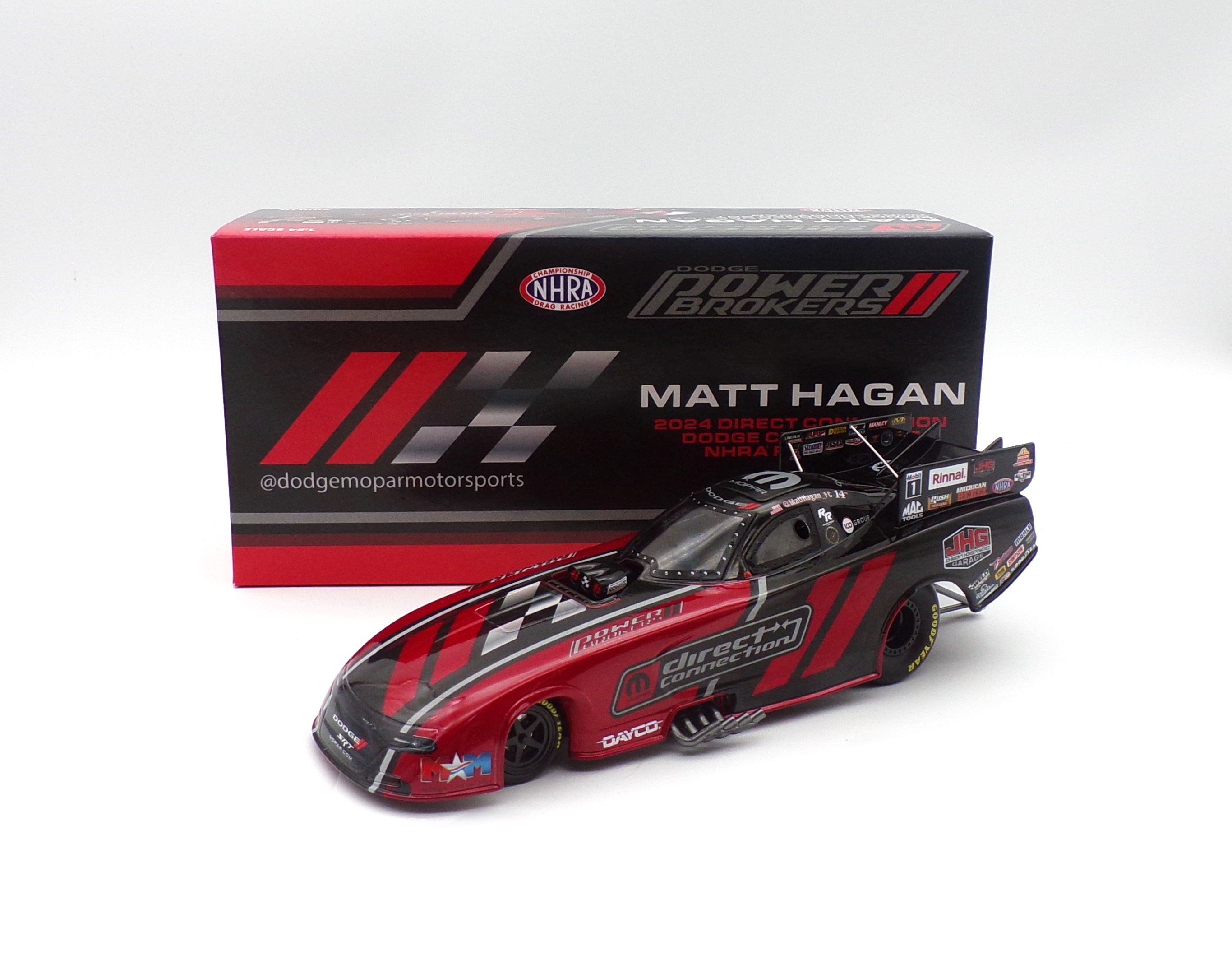 Matt Hagan 2024 Direct Connection Funny Car 1 24 NHRA Diecast