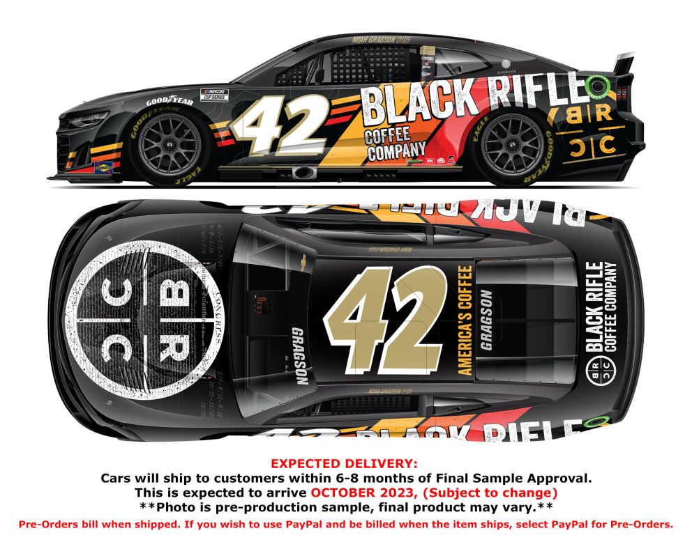 Noah Gragson 2023 Black Rifle Coffee Company 1:64 Nascar Diecast