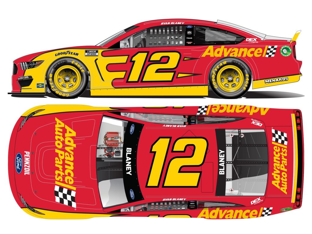 ryan blaney advance auto parts shirt