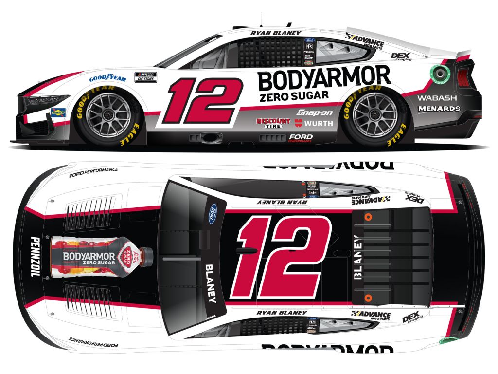 Ryan Blaney 2021 BodyArmor Atlanta order Raced Win NASCAR Diecast