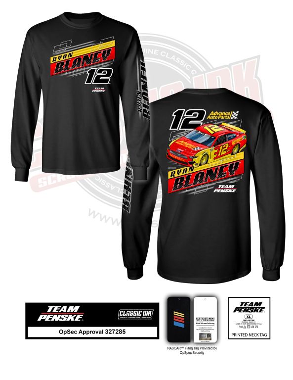 ryan blaney advance auto parts shirt