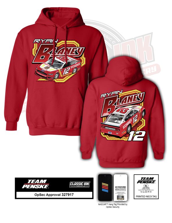 ryan blaney body armor shirt