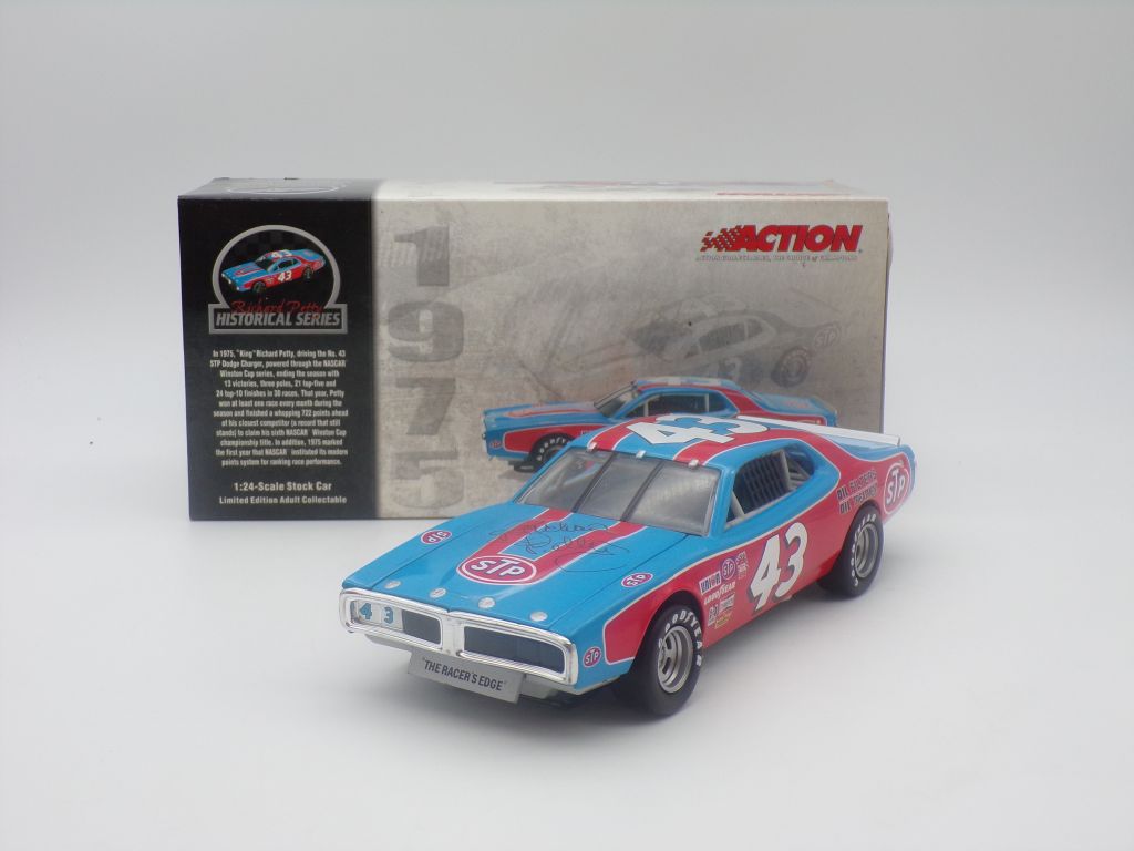 Richard Petty Autographed Stp Winston Cup Champion