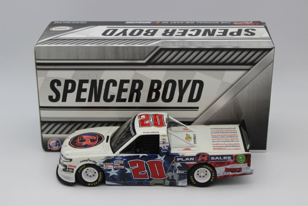 Spencer Boyd 2020 Plan B Sales Veteran's Day 1:24 Liquid Color Nascar ...