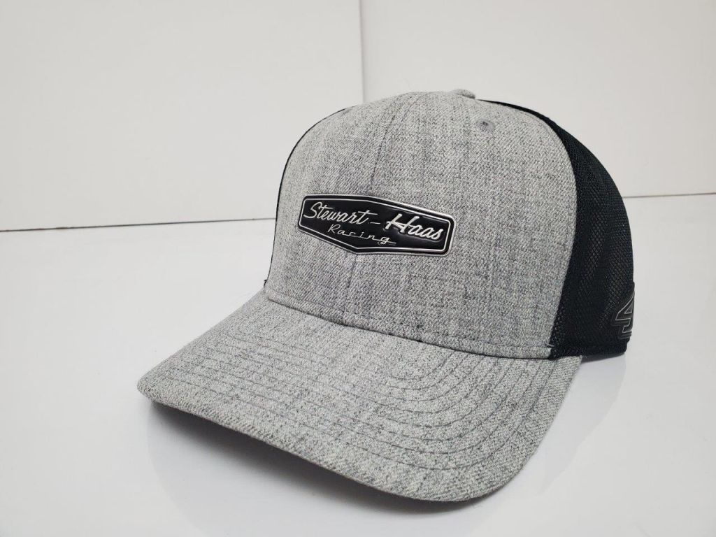 Cole Custer New Era HAAS Tooling NEO 39THIRTY Flex Hat - Gray/Black