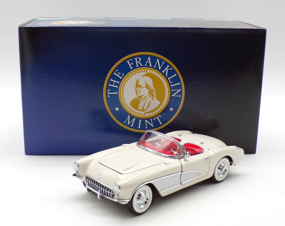 The Franklin Mint 1956 Chevy Corvette Convertible 1:24 Diecast