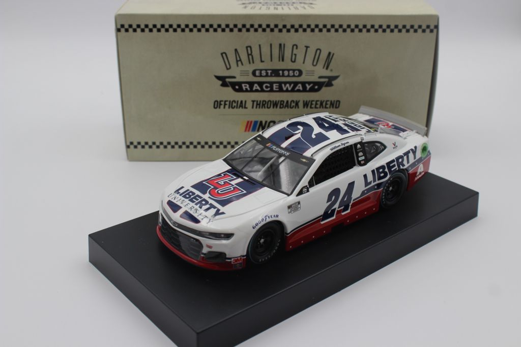 William Byron 2020 #24 Liberty University Darlington Throwback 1:24 