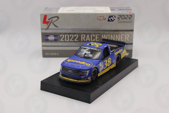 Zane Smith Autographed w/ Red Paint Pen 2021 MRC Construction 1:24 Nascar  Diecast