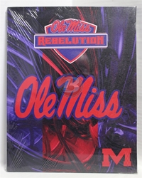 University of Mississippi "Ole Miss" Canvas 11" x 14" Wall Hanging collectible canvas, ncaa licensed, officially licensed, collegiate collectible, university of