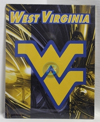 West Virginia University Canvas 11" x 14" Wall Hanging collectible canvas, ncaa licensed, officially licensed, collegiate collectible, university of