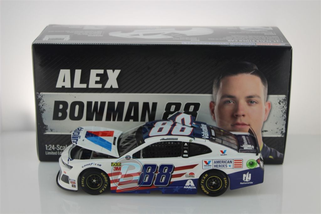 Alex Bowman 2019 Valvoline Patriotic 1:24 Nascar Diecast