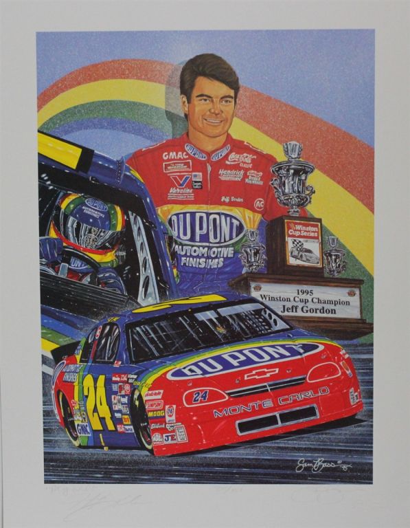 Autographed Jeff Gordon 