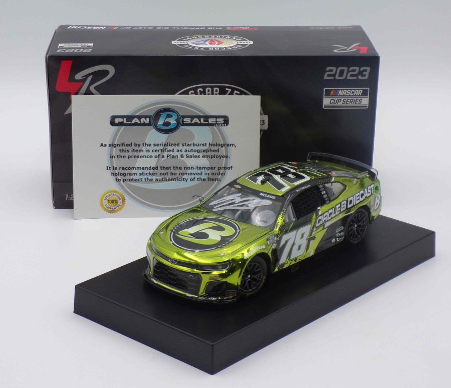 BJ McLeod Autographed 2023 Circle B Diecast.com / Las Vegas 1:24 Color ...