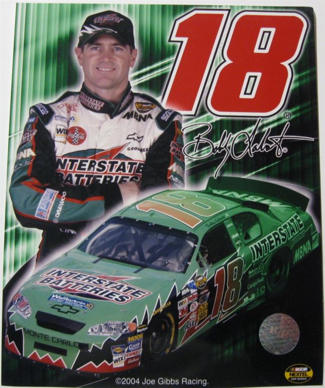 Bobby Labonte #18 Interstate Batteries 8 X 10 Photo