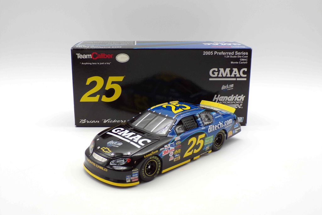 Brian Vickers 2005 GMAC 1:24 Team Caliber Preferred Series Diecast