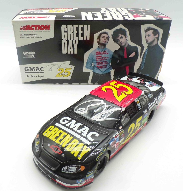 Brian Vickers Autographed 2005 GMAC / Chevy Rock & Roll Green Day 1:24 ...