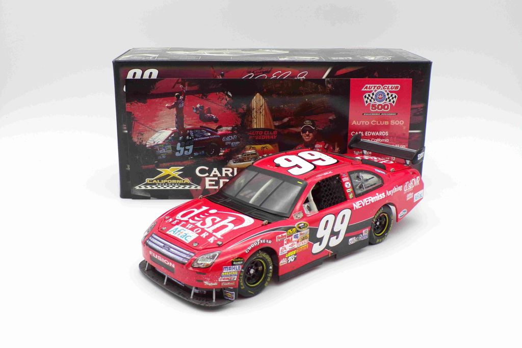 Carl Edwards 2008 Dish Network California Race Win 1:24 Nascar Diecast