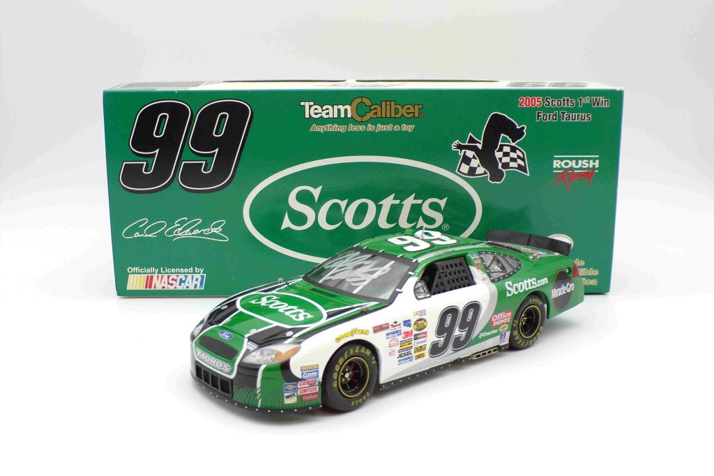 Carl Edwards Autographed 2005 Scott's 1st Win 1:24 Team Caliber ...