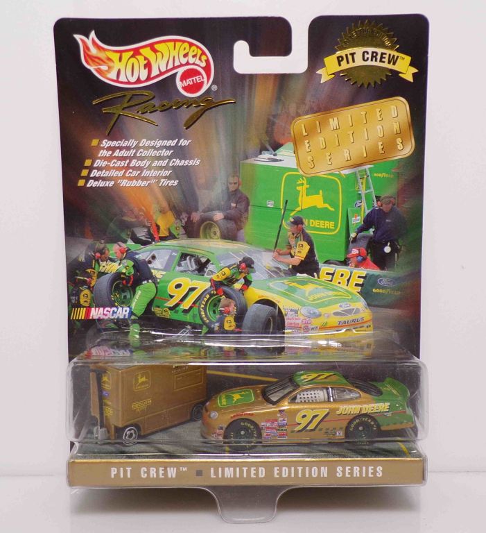 Chad Little 1998 John Deer Pro Racing 1:64 Hot Wheels Diecast w/ Pit ...