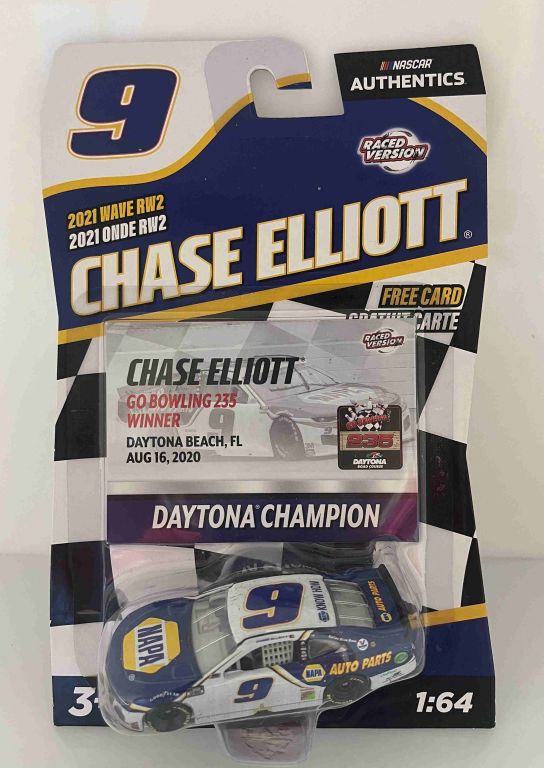 Chase Elliott 2021 Wave RW2 Napa / Go Bowling 235 Win 1:64 Nascar ...